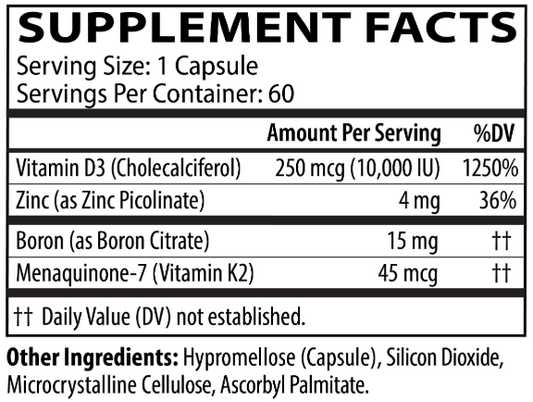 D3 + K2 Cofactor Complex