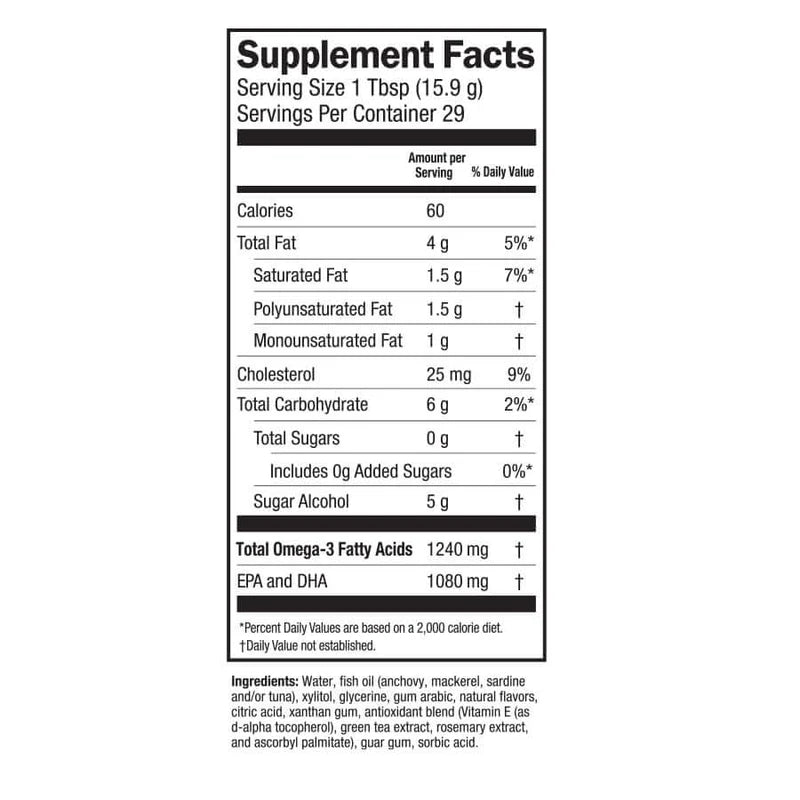 Seriously Delicious Omega-3 Fish Oil - Piña Colada