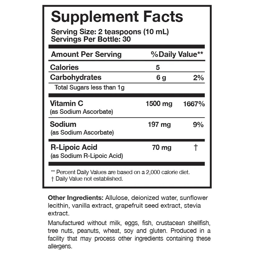 C-RLA Liposomal Vitamin C