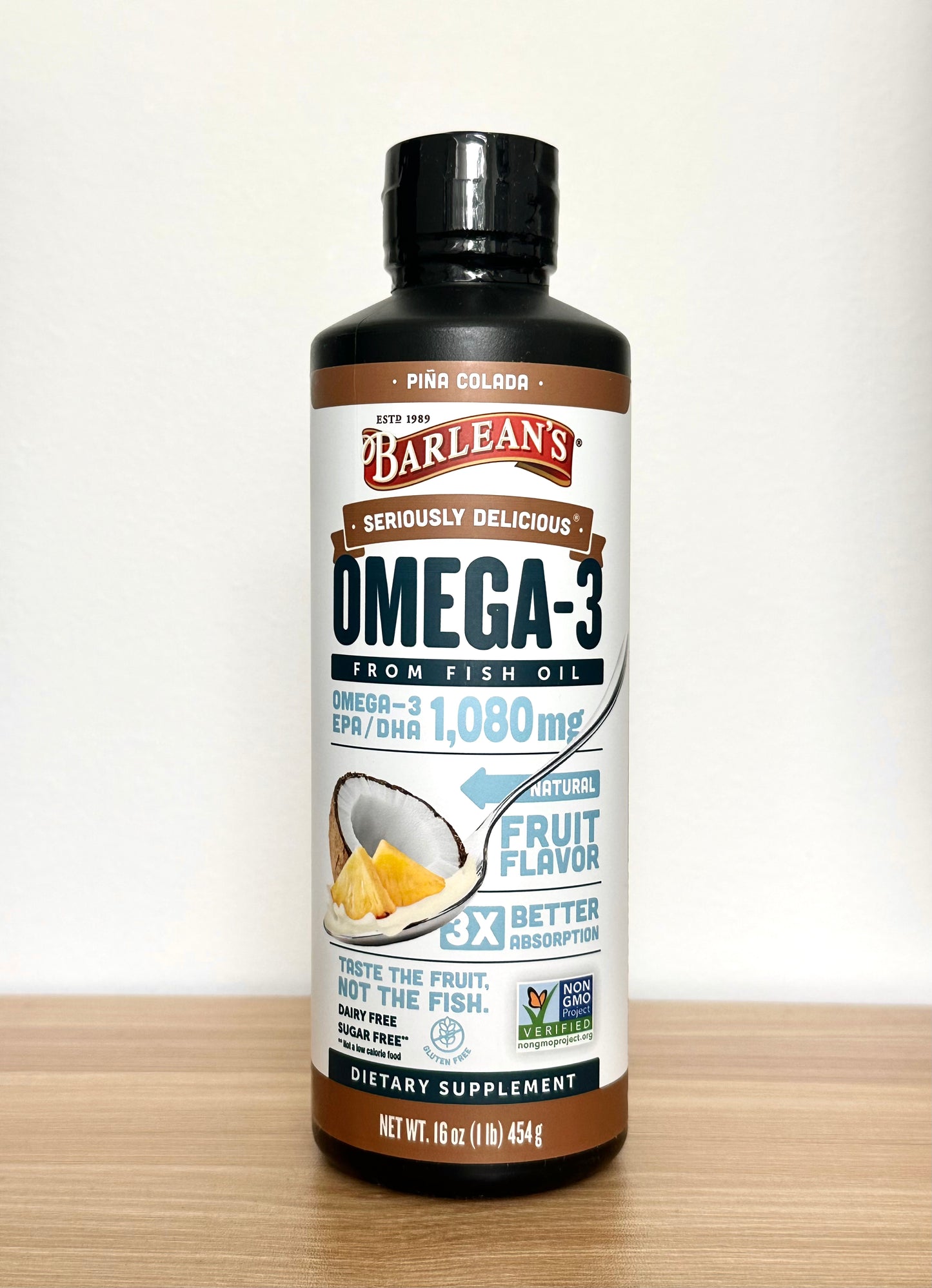 Seriously Delicious Omega-3 Fish Oil - Piña Colada