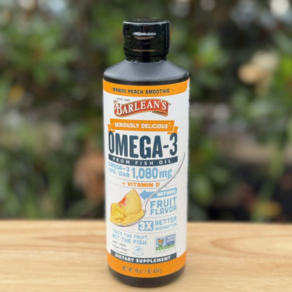 Seriously Delicious Omega-3 Fish Oil - Mango Peach