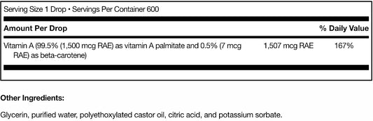 Micellized Liquid Vitamin A