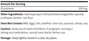 Liposomal Glutathione Capsule