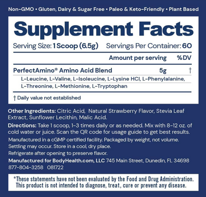 Strawberry Perfect Amino Powder