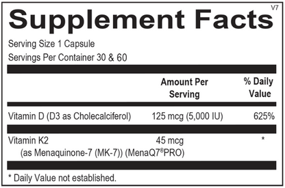 Vitamin K2 with D3